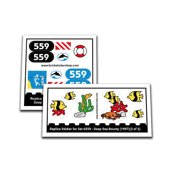 Replacement Sticker for Set 6559 - Deep Sea Bounty