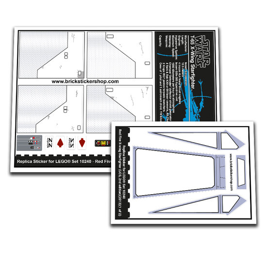 Lego 10240 top stickers