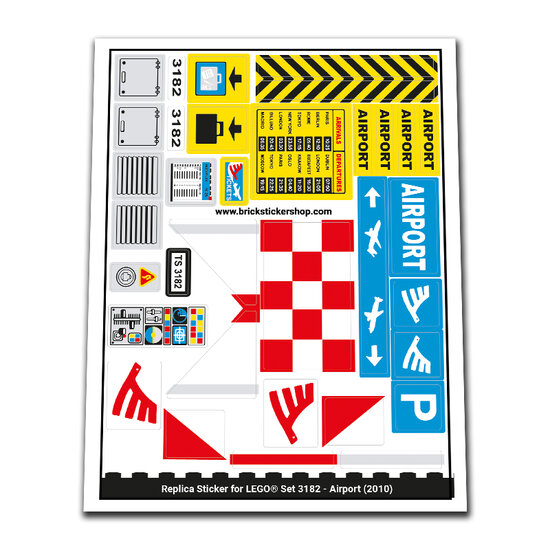 Replacement Sticker for Set 3182 - Airport