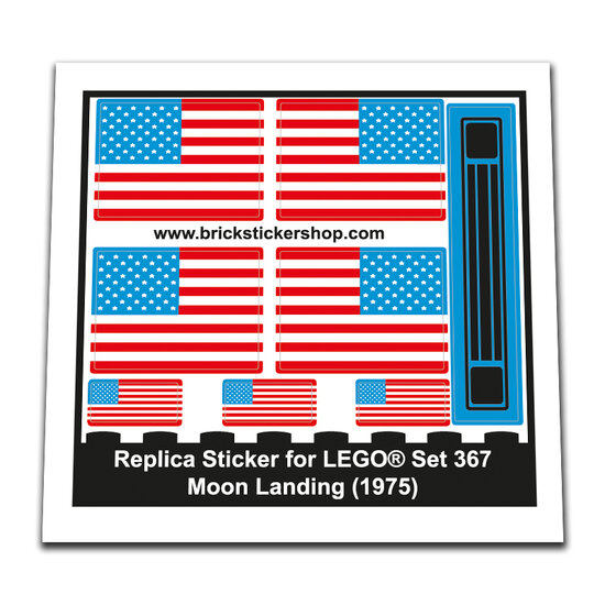 Replacement Sticker for Set 367 - Moon Landing