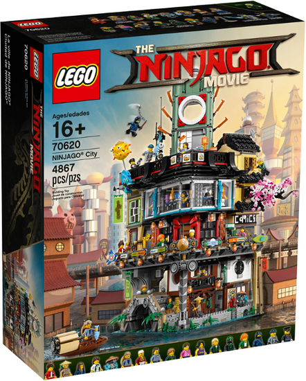 Replacement Sticker for Set 70620 - Ninjago City