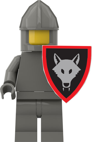 Custom Sticker - Wolfpack Triangular Shields