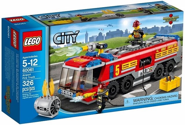 Replacement Sticker for Set 60061 - Airport Fire Truck