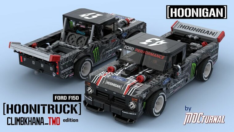 Custom Sticker for Rebrickable MOC-167252 - Hoonitruck Climbkhana Two Edition by MOCturnal