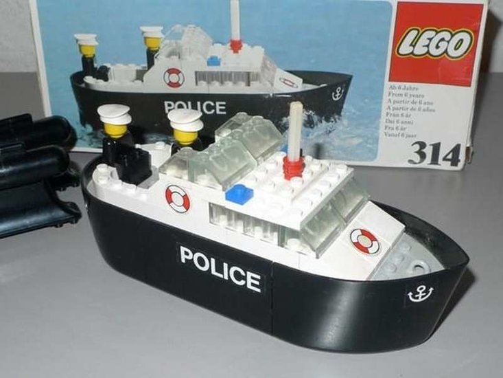 Replacement Sticker for Set 314 - Police Boat