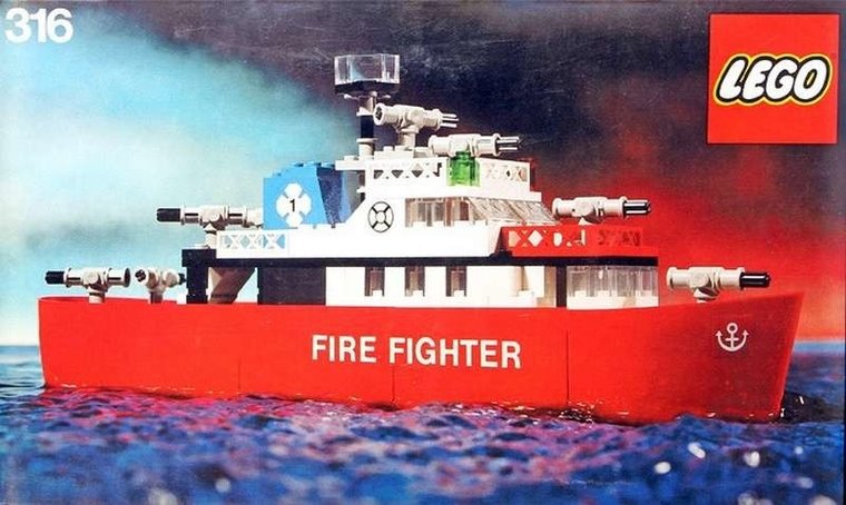 Replacement Sticker for Set 316 - Fire Fighter Ship