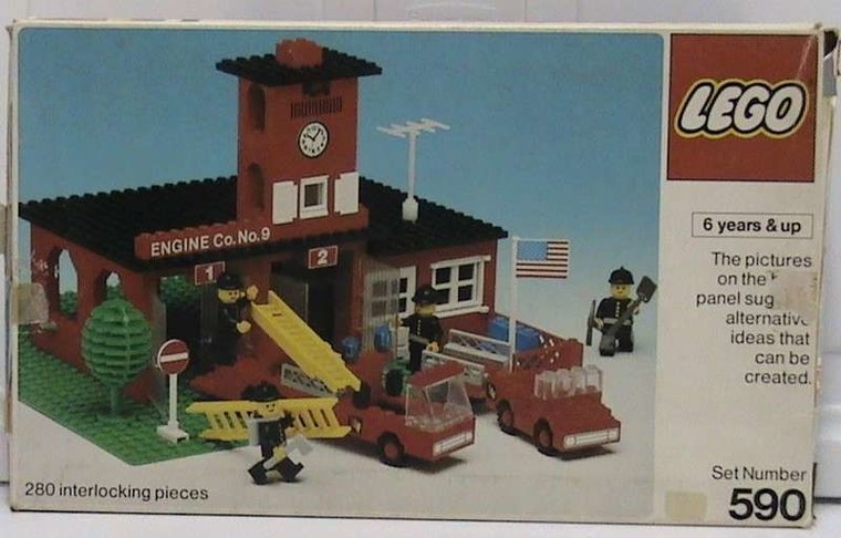 LEGO 590 - Engine Co. No. 9