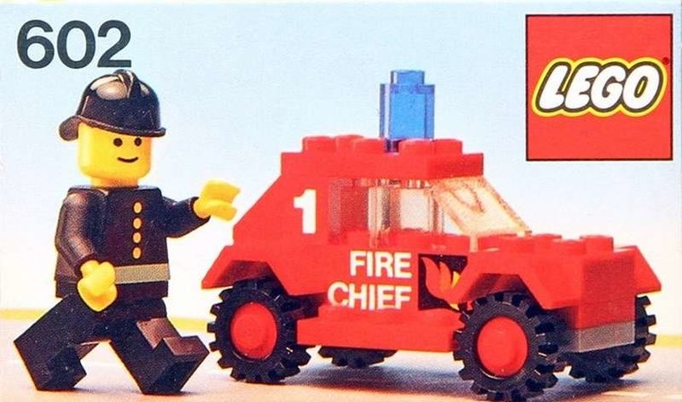 LEGO 602 - Fire Chief&#039;s Car