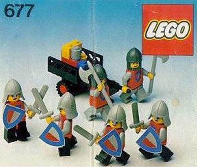 LEGO 677 - Knight&#039;s Procession