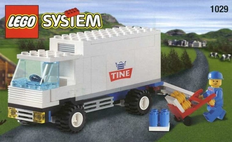 LEGO 1029 - Milk Delivery Truck - Tine