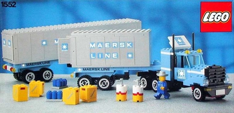 LEGO 1552 - Maersk Line Container Truck