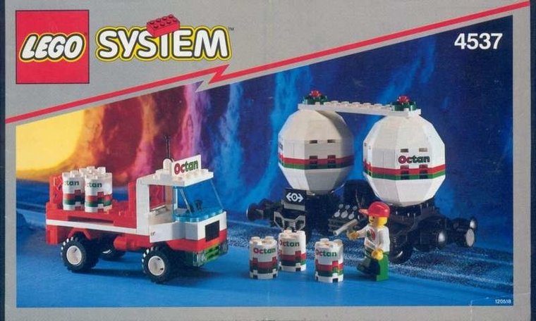 LEGO 4537 - Octan Twin Tank Rail Tanker