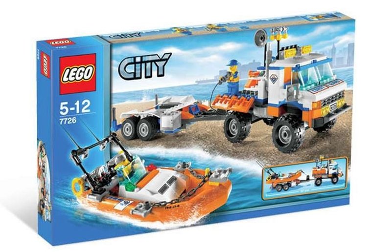LEGO 7726 - Coast Guard Truck with Speed Boat