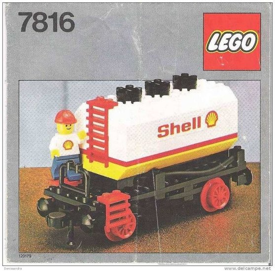 LEGO 7816 - Shell Tanker Wagon