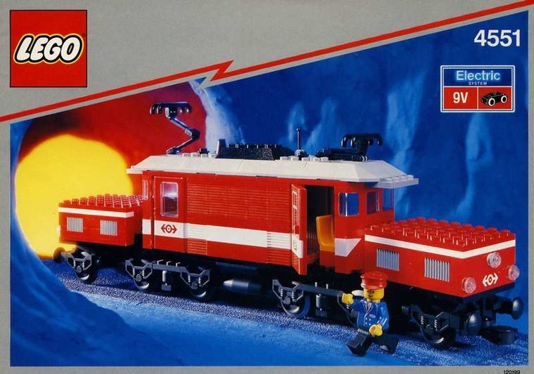 LEGO 4551 - Crocodile Locomotive