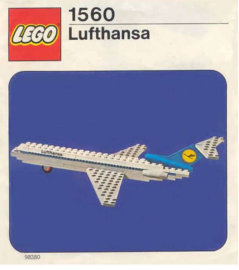 LEGO 1560 - Lufthansa Boeing 727