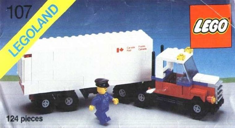 LEGO 107 - Canada Post Mail Truck