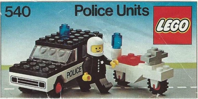 Replacement Sticker for Set 540 - Police Units