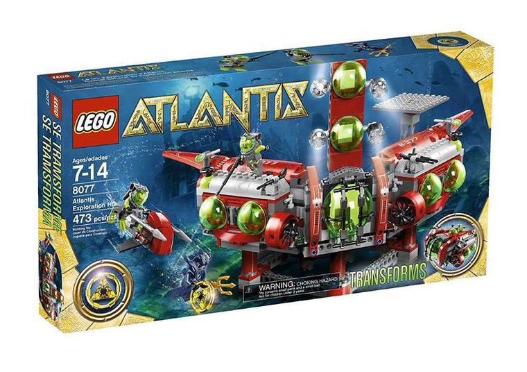 Replacement Sticker for Set 8077 - Atlantis Exploration HQ