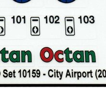 Replacement Sticker for Set 10159 - City Airport