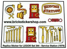 Replacement Sticker for Set 344 - Service Station