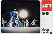 Replacement Sticker for Set 565 - Moon Landing