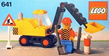 Replacement Sticker for Set 641 - Excavator