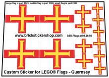 Custom Sticker - Flags - Flag of Guernsey