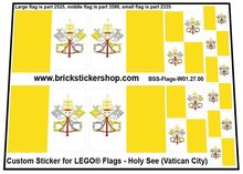 Custom Sticker - Flags - Flag of the Holy See (Vatican City)