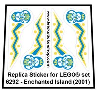 Replacement Sticker for Set 6292 - Enchanted Island