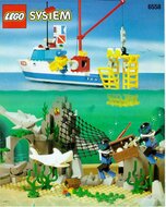 Replica Sticker voor Set 6558 - Shark Cage Cove