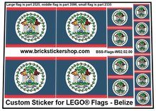 Custom Sticker - Flags - Flag of Belize