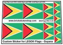 Custom Sticker - Flags - Flag of Guyana