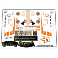 set 7644 - MX-81 Hypersonic Operations Aircraft - sticker
