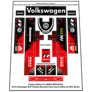 Rebrickable MOC 80432 - Volkswagen ID.R (Tianmen Versie) Sticker