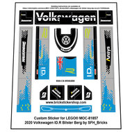LEGO Rebrickable MOC 81857 - Volkswagen ID.R  (Bilster Berg Version)