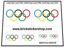 Custom Sticker - Flags - Olympic Flag