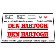 Custom Sticker - Den Hartogh Tanktainer (Liquid Logistics)