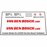 LEGO  - Van den Bosch Tanktainer (Red)