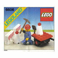 Precut Custom Replacement Stickers for Lego Set 6606 - Road Repair Set (1983)