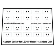 Lego sales head decals