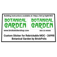 Rebrickable MOC - 26998 - Botanical Garden by Brickpolis
