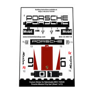 Custom Sticker for Rebrickable MOC 103540 - Porsche Mission R by Garl