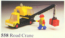 Replacement Sticker for Set 558 - Road Crane