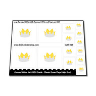 Classic Crown Flags (Light Grey)