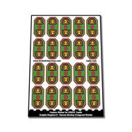 Custom Sticker - Knights Kingdom II - Rascus Monkey Octagonal Shields