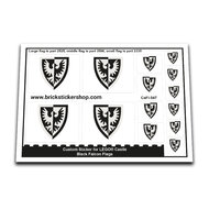 Custom Sticker - Black Falcon Flags