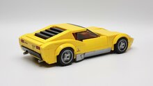 Custom Sticker - Rebrickable MOC - Lamborghini Miura SV by barneius (Yellow / Red)