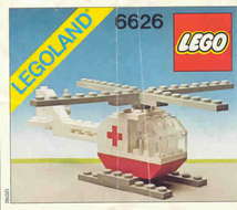 Replacement Sticker for Set 6626 - Rescue Helicopter