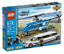 Replacement Sticker for Set 3222 - Helicopter and Limousine